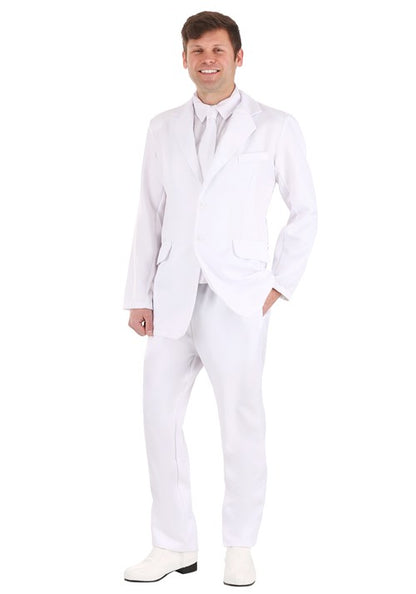 Men's White Suit Costume - US 9227