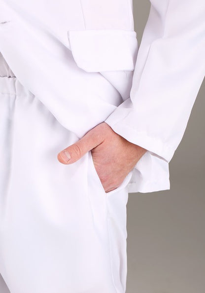 Men's White Suit Costume - US 9227