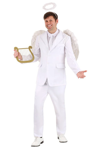 Men's White Suit Costume - US 9227