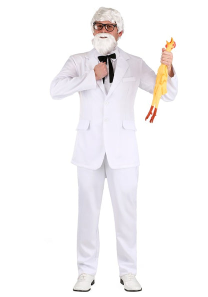 Men's White Suit Costume - US 9227