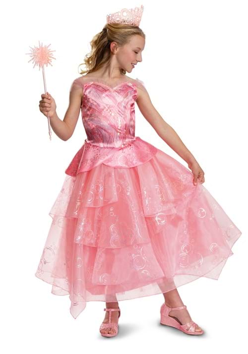 Wicked Deluxe Glinda Costume for Girls - US 8477