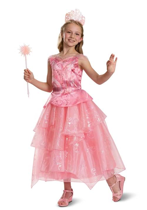 Wicked Deluxe Glinda Costume for Girls - US 8477