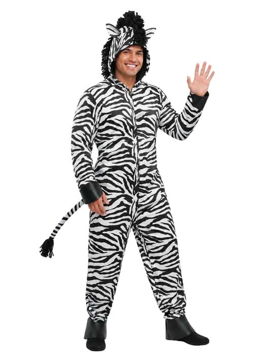 Wild Zebra Adult Costume - US 8485