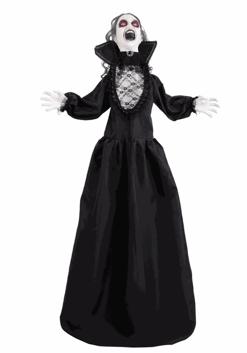 5.5FT Wilhelmina the Wailing Woman Animatronic Decoration - Scream Saver - US 0538