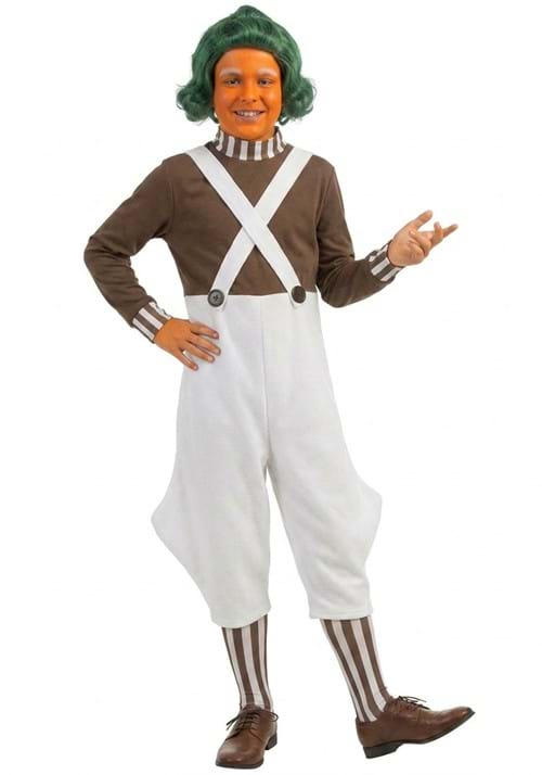 Willy Wonka Oompa Loompa Costume for Kids - US 3635