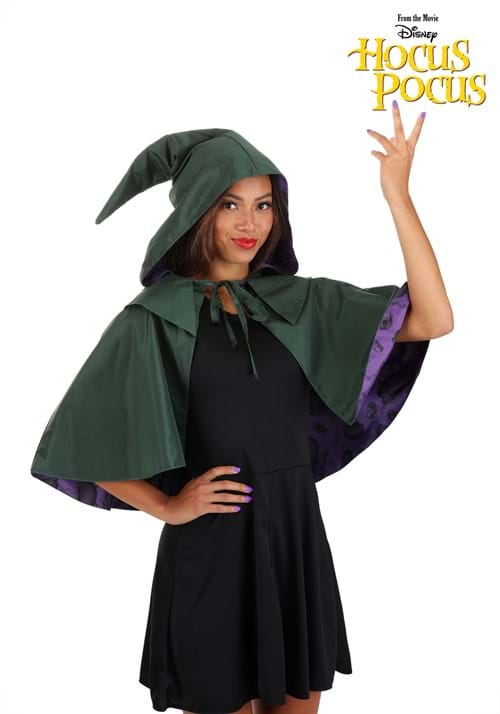 Hocus Pocus Winifred Sanderson Hooded Capelet - US 5838