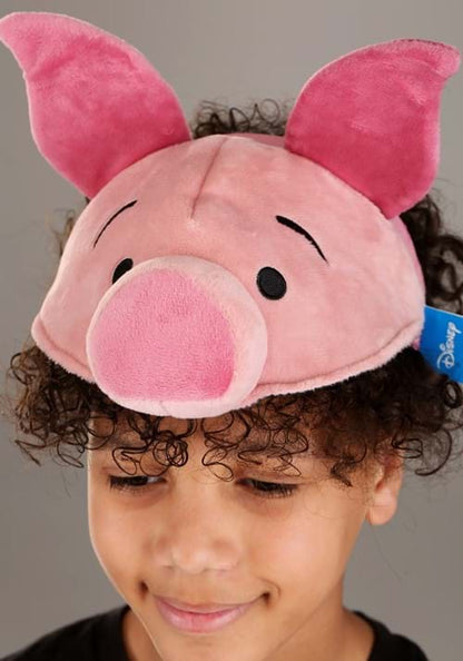 Disney Winnie the Pooh Piglet Plush Headband Costume Accessory - US 3437