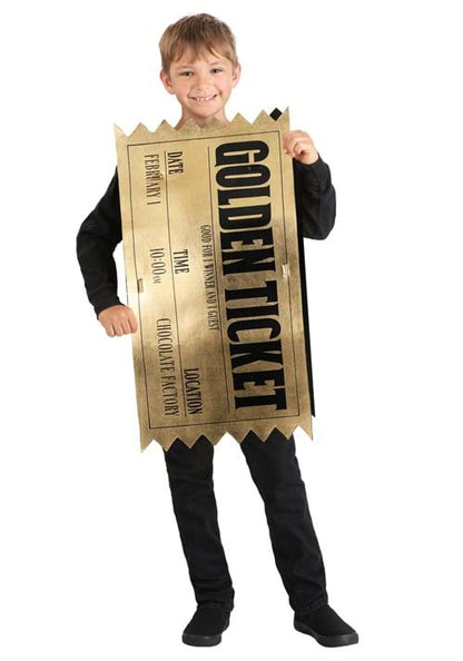 Kid's Winning Golden Ticket Costume - US 7916