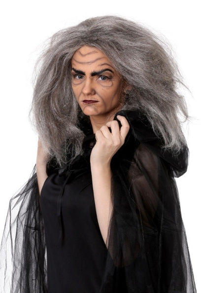 Women's Witch/Old Lady Grey Costume Wig - US 7944