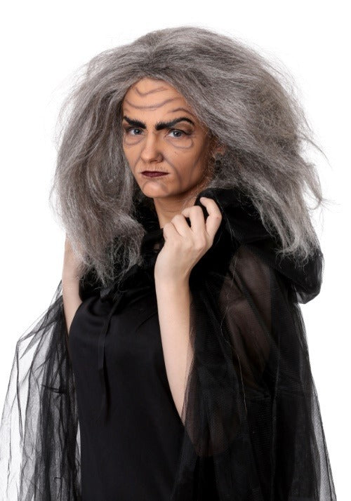 Women's Witch/Old Lady Grey Costume Wig - US 7944