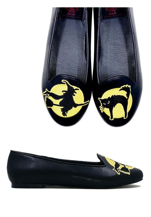 Witching Hour Black Ballet Flats for Women - US 4428
