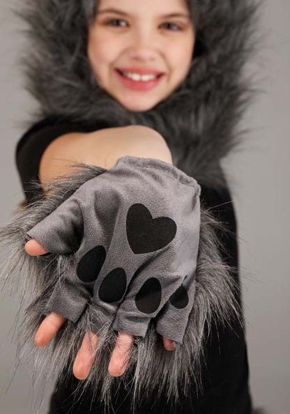 Wolf Hood, Hands & Tail Costume Kit - US 0495