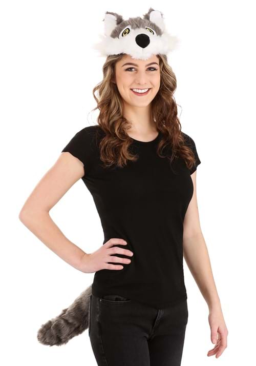 Soft Wolf Headband & Tail Costume Kit - US 9815
