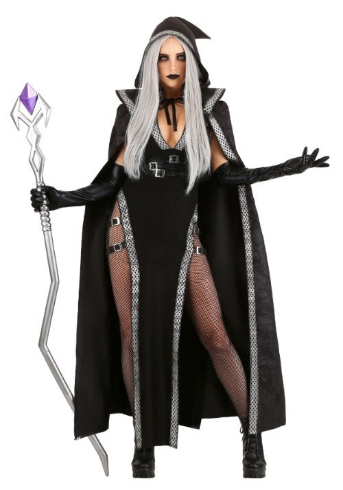 Women's Enchanted Warlock Costume - US 4658