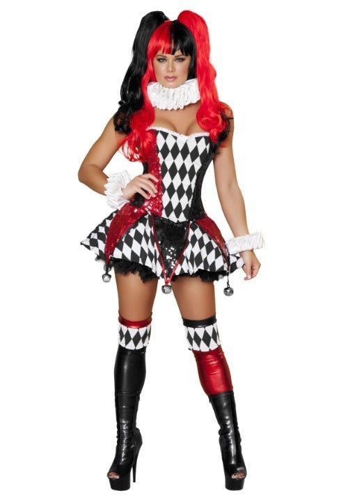 Court Jester Cutie Costume for Women - US 8176