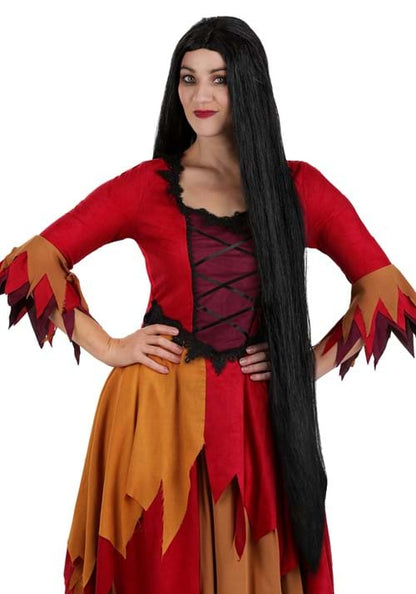 40" Long Black Witch Wig for Women - US 2788