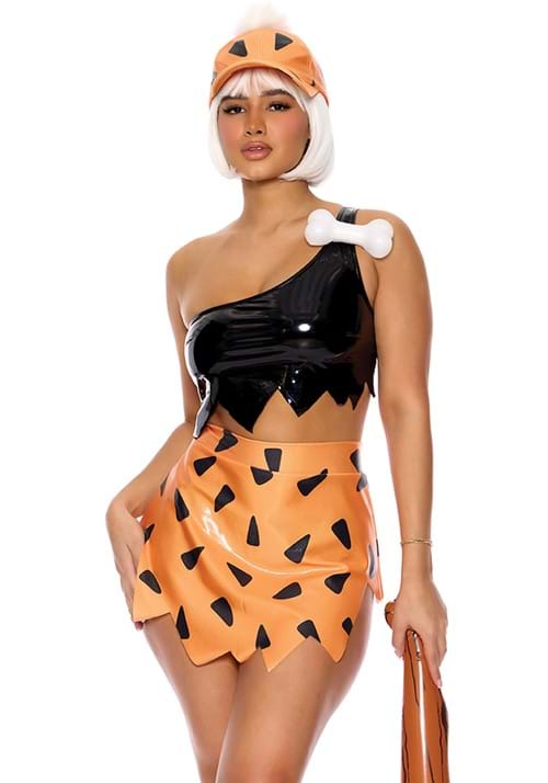 5 Piece Patent BAM! Bedrock Baddie Costume for Women - US 0101