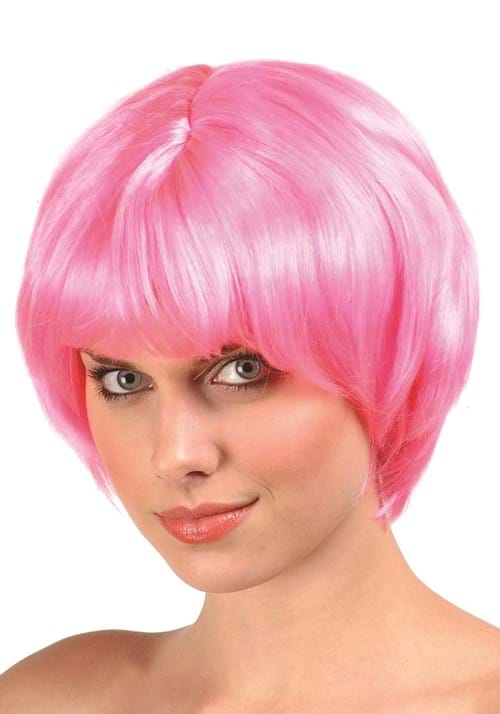 Women's 60s Pink Fashion Costume Wig - US 3102