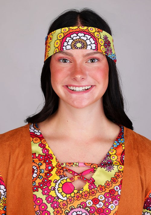 70s Woodstock Hippie Women's Costume Dress - US 0128