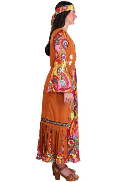 70s Woodstock Hippie Women's Costume Dress - US 0128