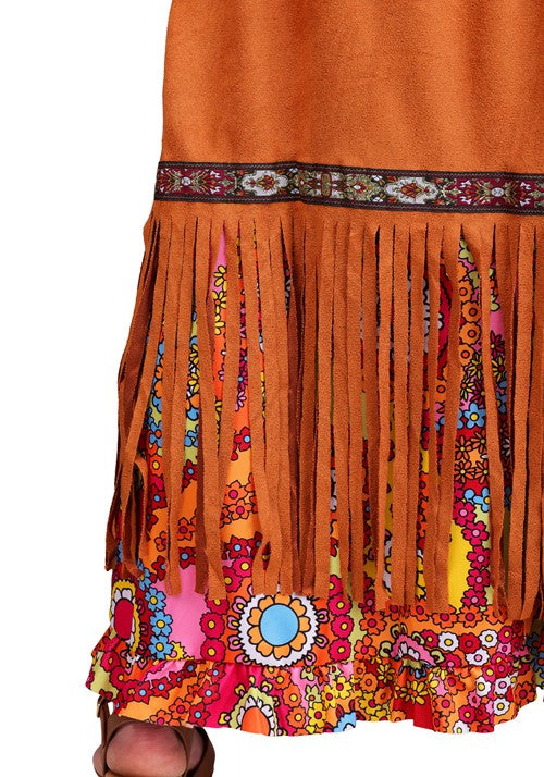 70s Woodstock Hippie Women's Costume Dress - US 0128