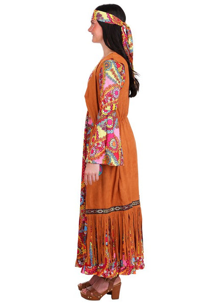 70s Woodstock Hippie Women's Costume Dress - US 0128