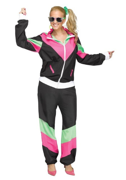 80's Track Suit Women's Costume - US 3428