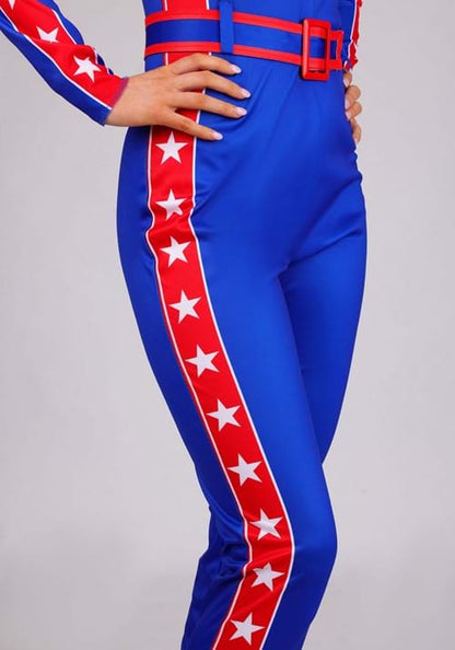 Women's Angelic Investigator Costume Jumpsuit - US 5556