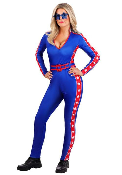 Women's Angelic Investigator Costume Jumpsuit - US 5556