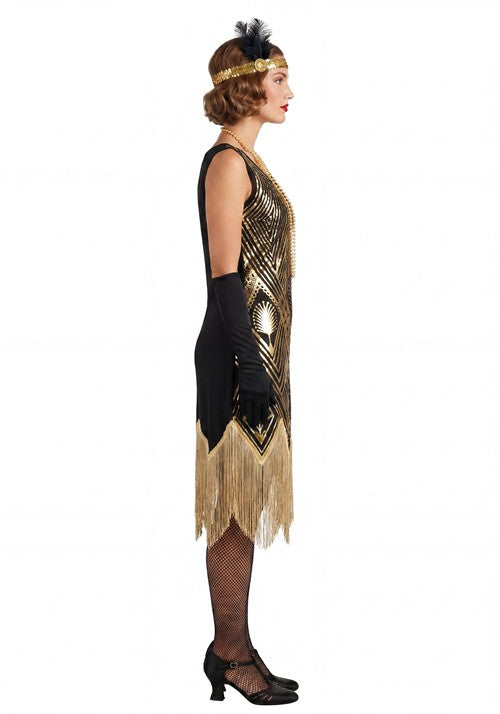 Women's Art Deco Flapper Costume - US 9452