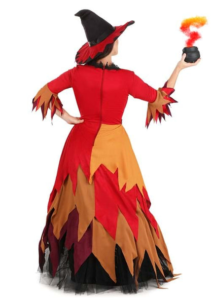 Autumn Harvest Witch Costume for Women - US 4527