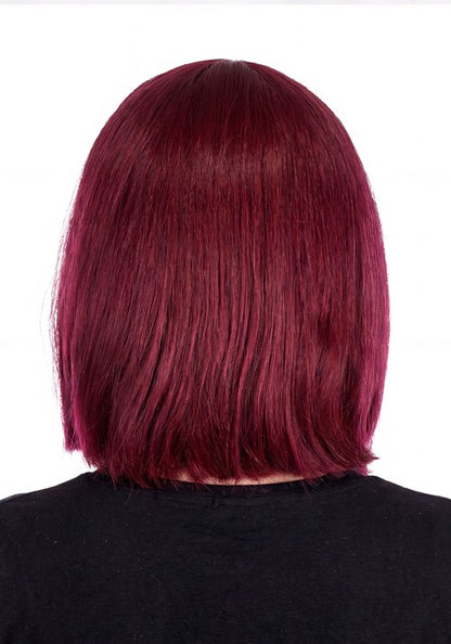 Women's Barbara Ann Burgundy Bob Costume Wig - US 3217
