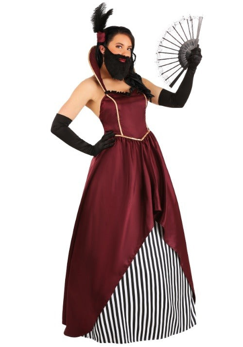Circus Bearded Lady Women's Costume - US 2481