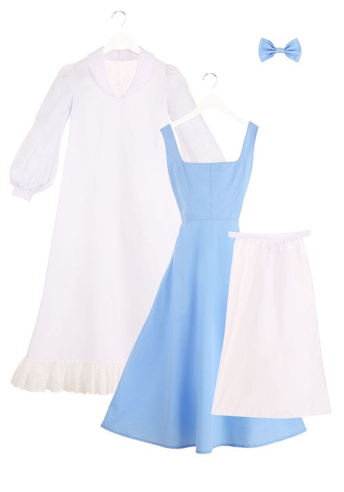 Belle Blue Dress Costume for Women from Disney's Beauty and the Beast - US 8401