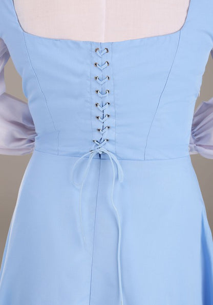 Belle Blue Dress Costume for Women from Disney's Beauty and the Beast - US 8401