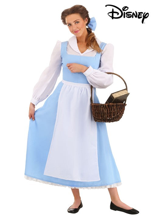 Belle Blue Dress Costume for Women from Disney's Beauty and the Beast - US 8401