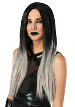 Black and Grey Ombre Wig for Women - US 6402