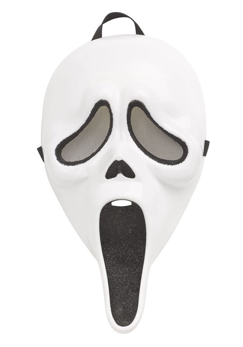 Women's Black Glitter Ghost Face Costume - US 4352