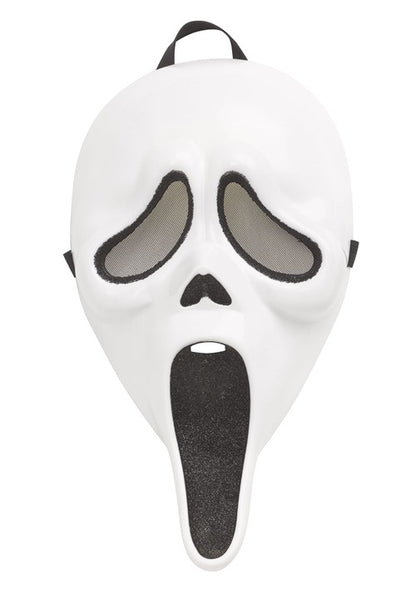 Women's Black Glitter Ghost Face Costume - US 4352