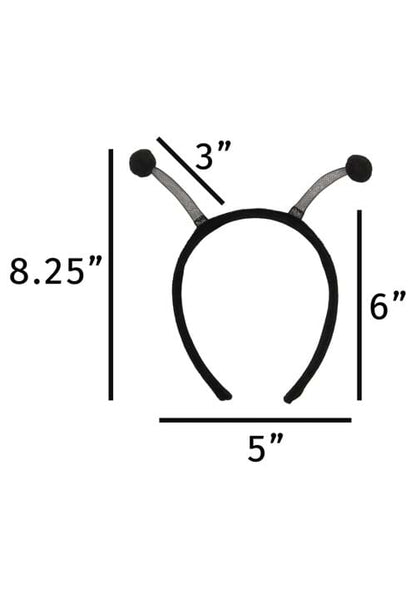 Black Bug Antennae Costume Headpiece - US 3641