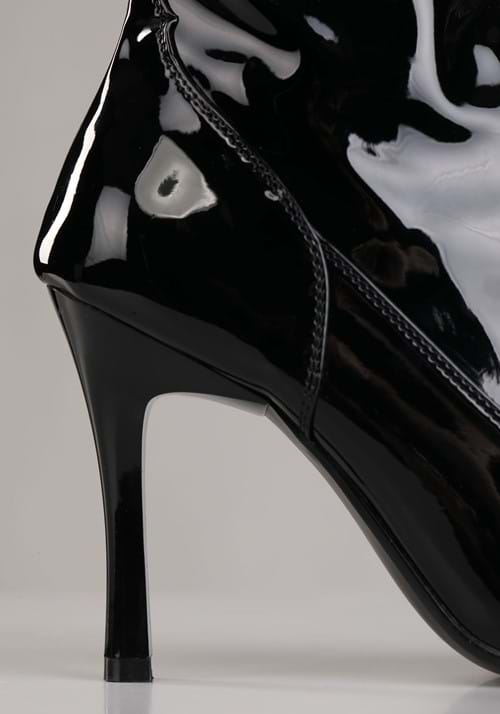 Black Patent Over the Knee Boots for Women - US 5251