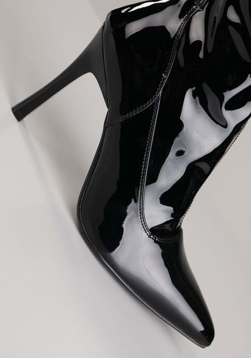 Black Patent Over the Knee Boots for Women - US 5251