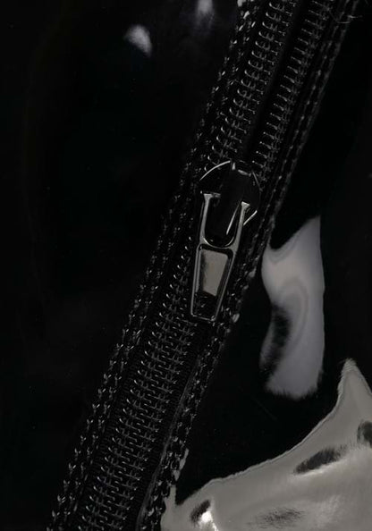 Black Patent Over the Knee Boots for Women - US 5251