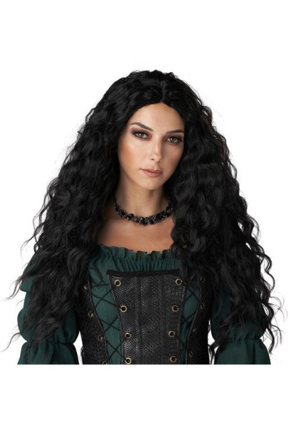 Women's Black Renaissance Costume Wig - US 2243