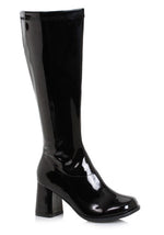 Women's Black Wide Width Gogo Boots - US 8628