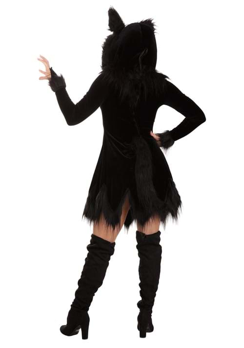 Black Wolf Costume for Women - US 7192