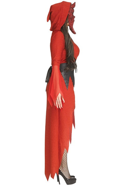 Women's Bling Devil Ghost Face Costume - US 4675