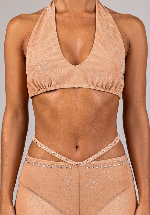Women's Blonde Pop Star VMA Performance Outfit Costume - US 1064