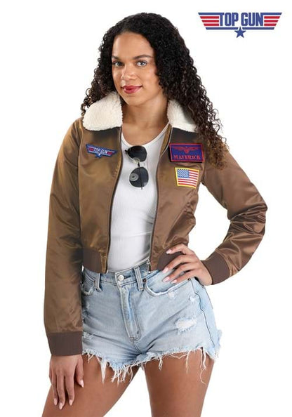 Top Gun Women's Bomber Jacket Costume - US 3044