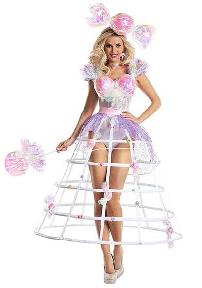 Women's Bon-Bon Queen Costume - US 9136